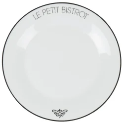 Assiette plate ronde Le petit bistrot^Gifi Sale