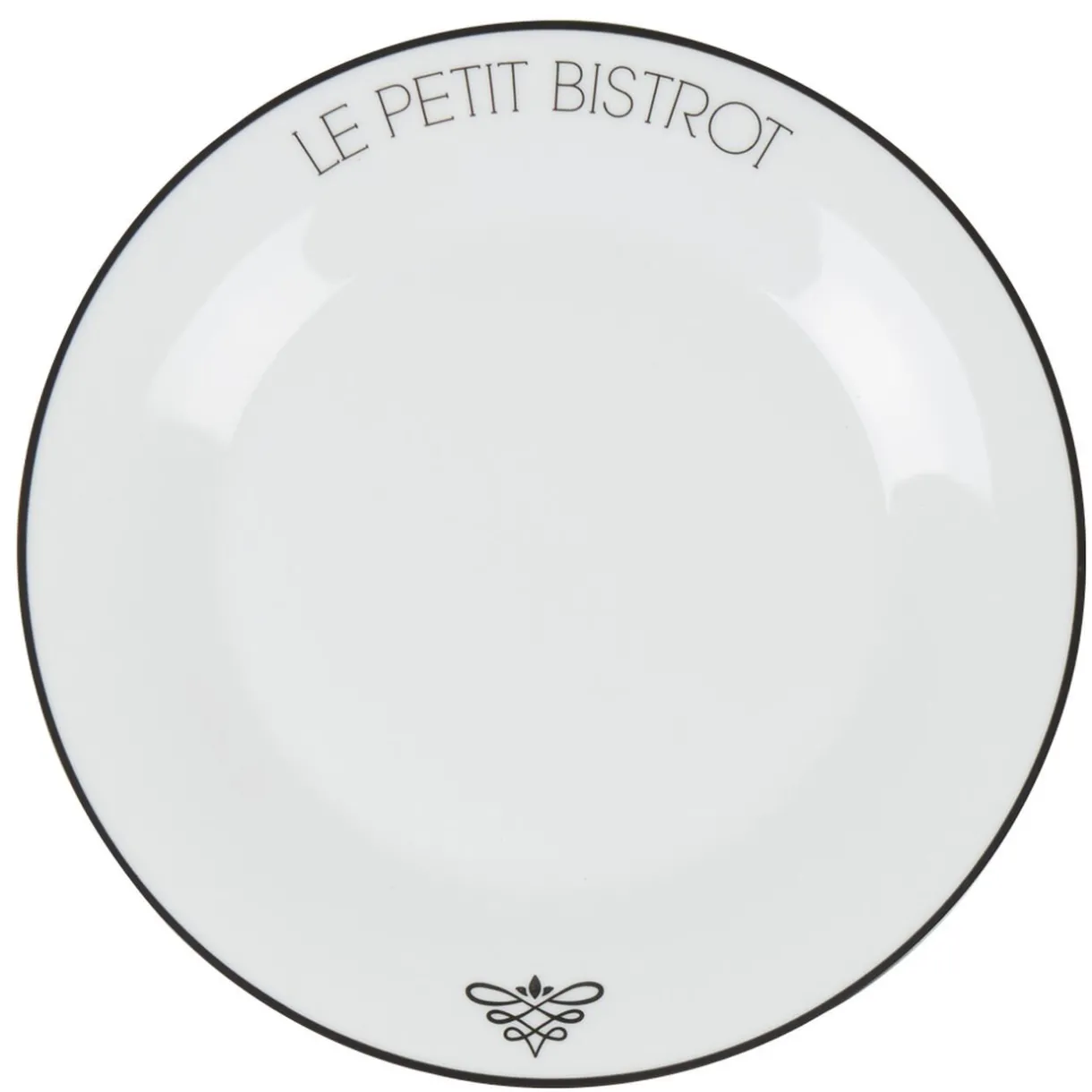 Assiette plate ronde Le petit bistrot^Gifi Sale