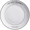 Assiette plate ronde Le plat du jour^Gifi Best