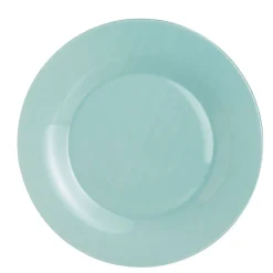 Assiette plate ronde Luminarc bleu ciel Zana^Gifi Hot