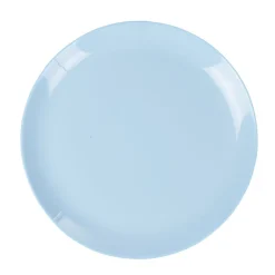 Assiette plate ronde Luminarc unie bleu clair Diwali^Gifi Hot