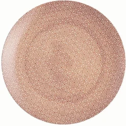 Assiette plate ronde motif géométrique 4 couleurs x4^Gifi Best