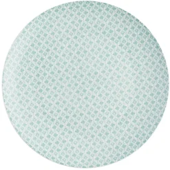 Assiette plate ronde motif géométrique 4 couleurs x4^Gifi Best