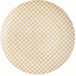 Assiette plate ronde motif géométrique 4 couleurs x4^Gifi Best