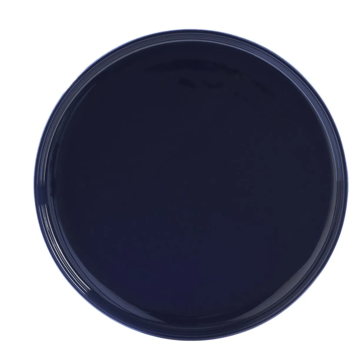 Assiette plate ronde Oslo bleue^Gifi Discount