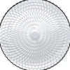 Assiette plate ronde Pampilles blanc transparent Ø 25 cm^Gifi Best