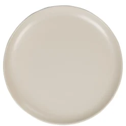 Assiette plate ronde uni taupe mat^Gifi Sale