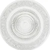 Assiette plate transparente ciselée^Gifi Online