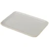 Assiette rectangulaire faïence gris 28,5x19,5cm^Gifi Hot