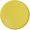 Assiette ronde plate Nordic porcelaine jaune^Gifi Hot