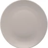 Assiette ronde plate uni taupe^Gifi New