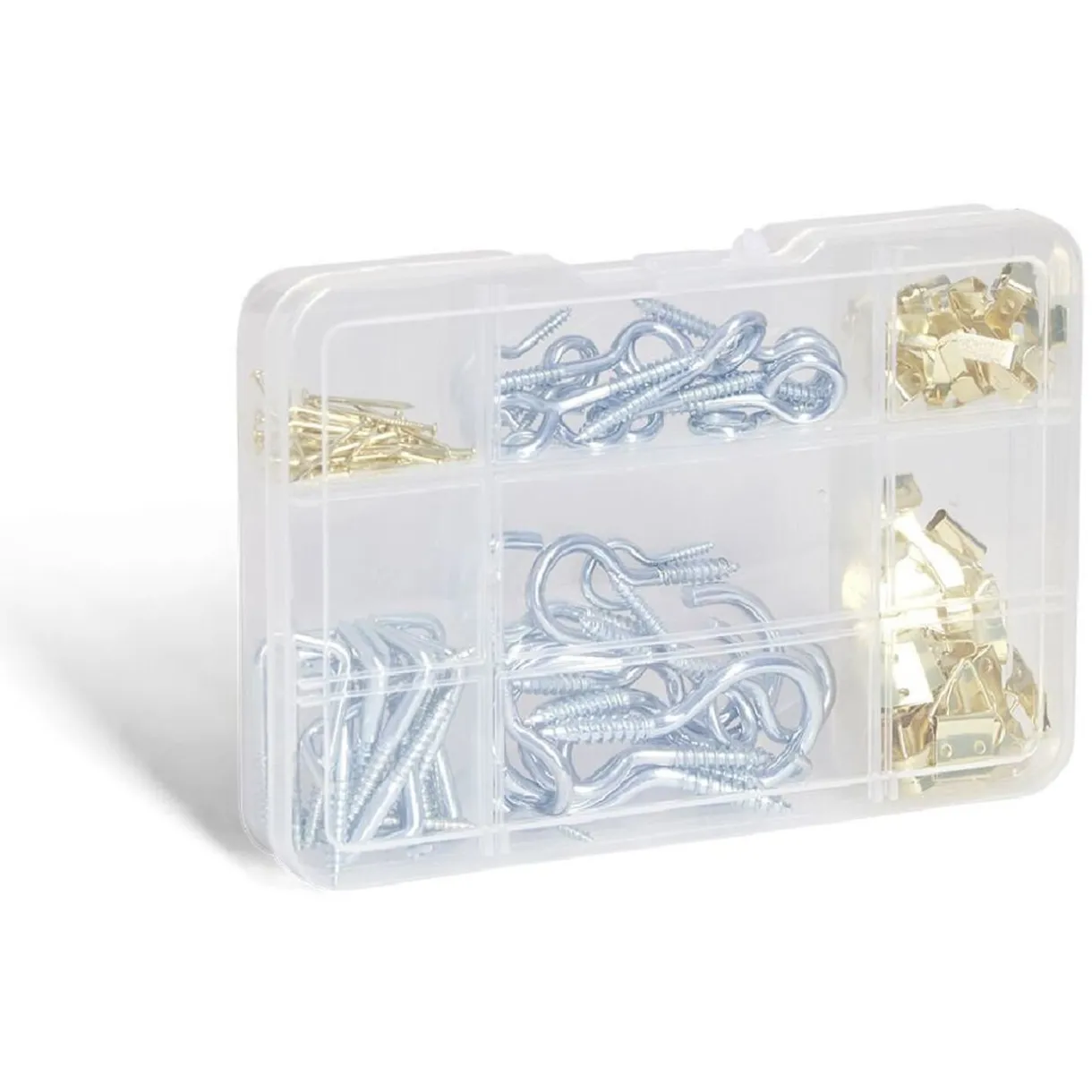 Rangement|Gifi Assortiment de 140 crochets en métal