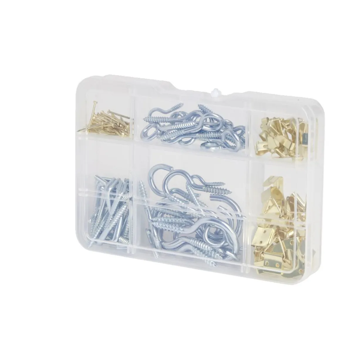 Rangement|Gifi Assortiment de 140 crochets en métal