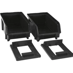 Clearance Gifi Bac à bec en plastique gris x2