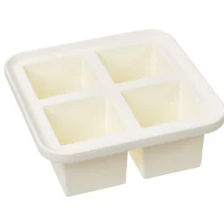 Bac à glaçon XXL en silicone 4 compartiments blanc/bleu^Gifi Outlet
