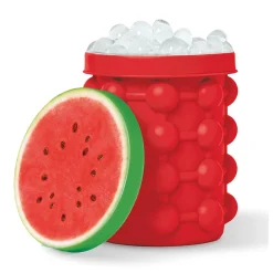 Bac à glaçons 2 en 1 rouge motif pastèque^Gifi Sale