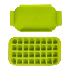 Bac à glaçons avec support 32 compartiments vert^Gifi Outlet