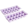 Bac à glaçons en plastique vert violet x2^Gifi Best