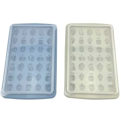 Bac à glaçons forme fruit avec réservoir et pelle^Gifi Best