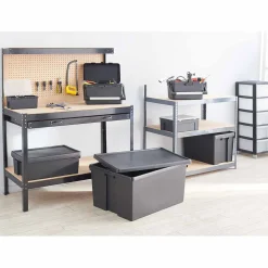 Rangement|Gifi Bac à outils rangement avec anse de transport