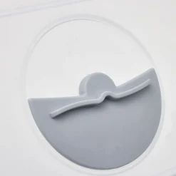 Rangement|Gifi Bac avec couvercle rabattable 12L plastique transparent gris