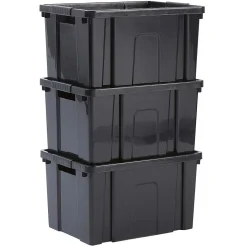 Rangement|Gifi Bac de rangement 30 L x3