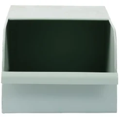 Rangement|Gifi Bac de rangement en métal vert - L17,5 x l25 x H12,5 cm