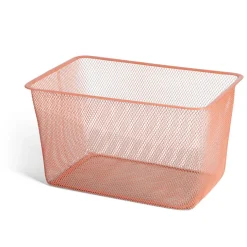 Rangement|Gifi Bac de rangement métal rouge ou gris 41x29,5xH23cm