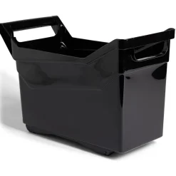 Rangement|Gifi Bac de rangement plastique avec poignées et roues 36x18xH28cm
