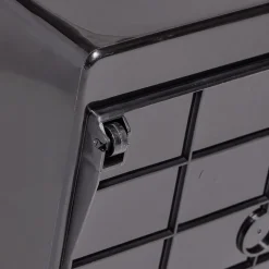 Rangement|Gifi Bac de rangement plastique avec poignées et roues 36x18xH28cm