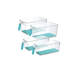 Bac de rangement pour frigo avec poignée x4^Gifi Online
