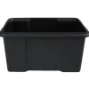 Rangement|Gifi Bac en plastique noir 30 L