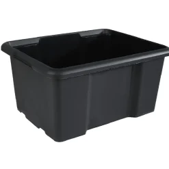 Rangement|Gifi Bac en plastique noir 30 L