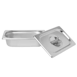 Bac inox avec couvercle préparation conservation L.26,5 cm^Gifi Best