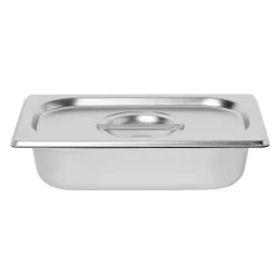 Bac inox avec couvercle préparation conservation L.26,5 cm^Gifi Best