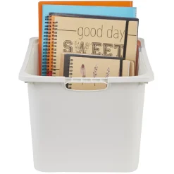 Rangement|Gifi Bac plastique blanc