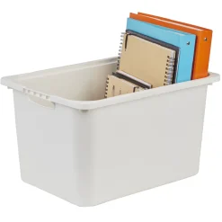 Rangement|Gifi Bac plastique blanc