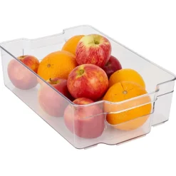 Bac rangement frigo 5,8L plastique transparent 32,5x21,5xH9cm^Gifi Hot