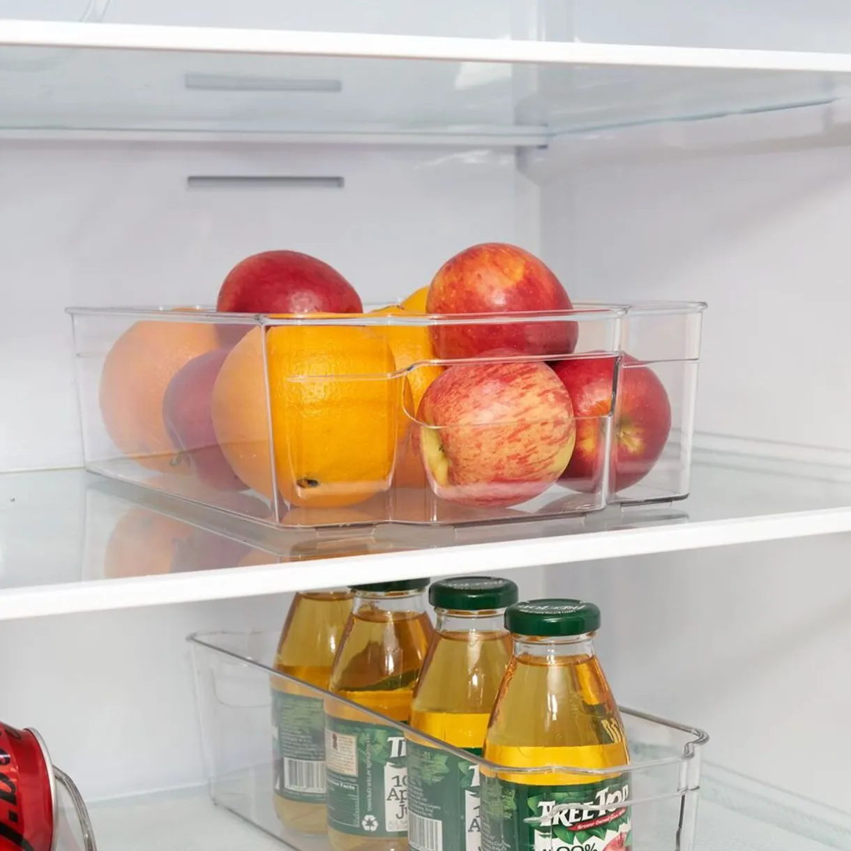 Bac rangement frigo 5,8L plastique transparent 32,5x21,5xH9cm^Gifi Hot