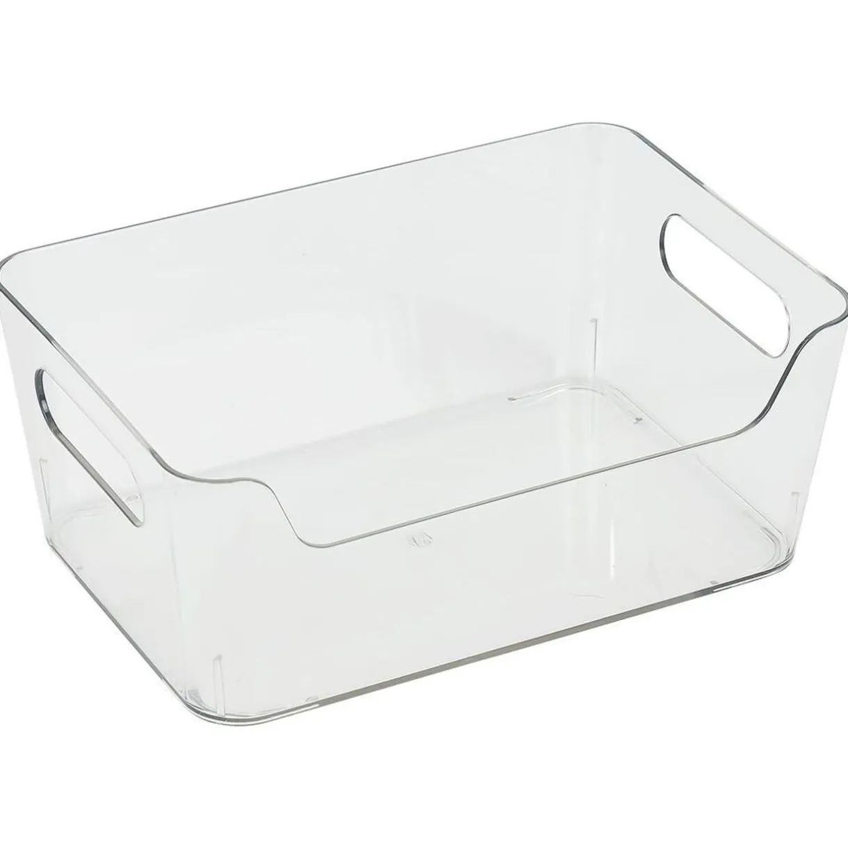 Bac rangement frigo 2L plastique transparent 20,5x14xH8,5cm^Gifi