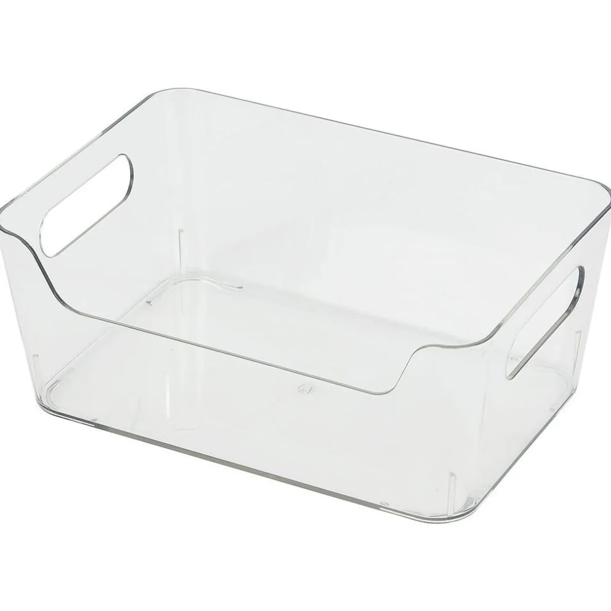 Bac rangement frigo 2L plastique transparent 20,5x14xH8,5cm^Gifi