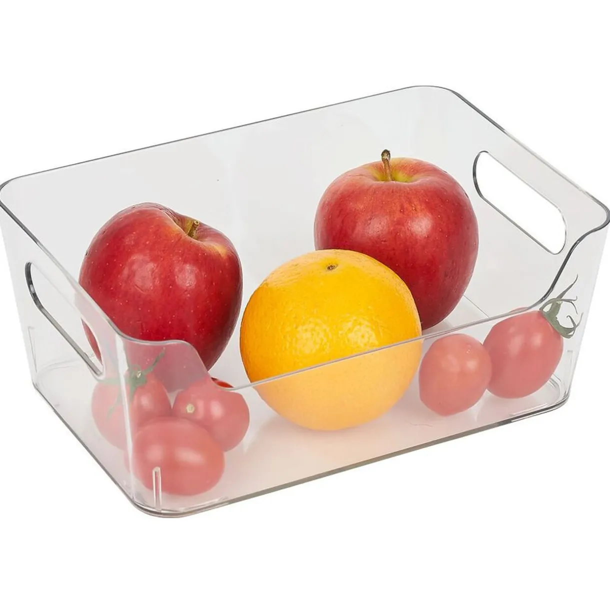 Bac rangement frigo 2L plastique transparent 20,5x14xH8,5cm^Gifi