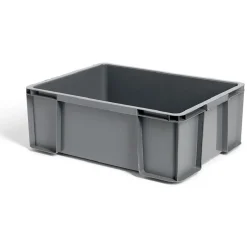 Rangement|Gifi Bac renforcé rangement plastique gris 27L