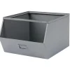 Rangement|Gifi Bac superposable en métal gris - L33 x l28,5 x H20 cm