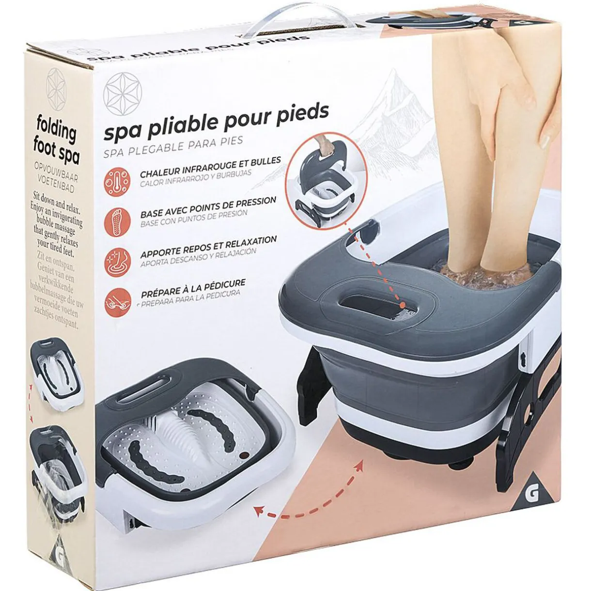 Online Gifi Bain de pieds spa électrique pliable