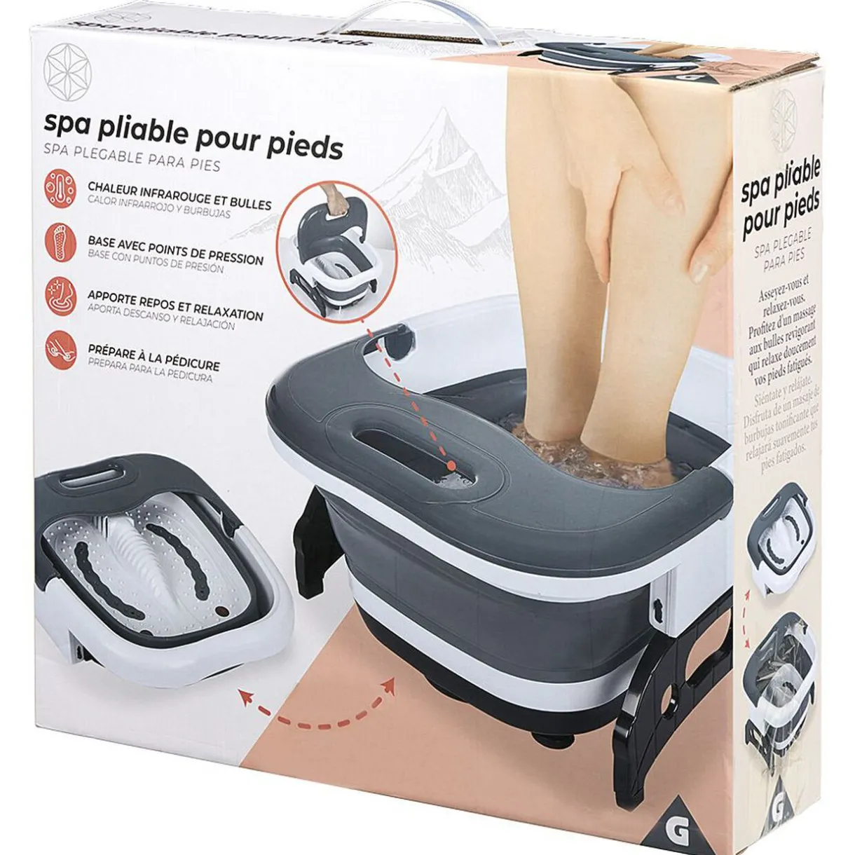 Online Gifi Bain de pieds spa électrique pliable