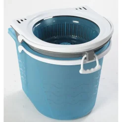 Entretien Du Linge|Gifi Balai magique seau essoreur bleu gris