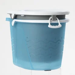 Entretien Du Linge|Gifi Balai magique seau essoreur bleu gris