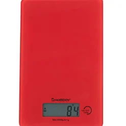 Balance de cuisine électronique Homday rouge^Gifi Sale