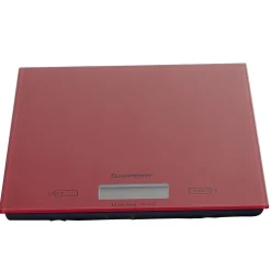 Balance de cuisine électronique et tactile rouge Homday^Gifi